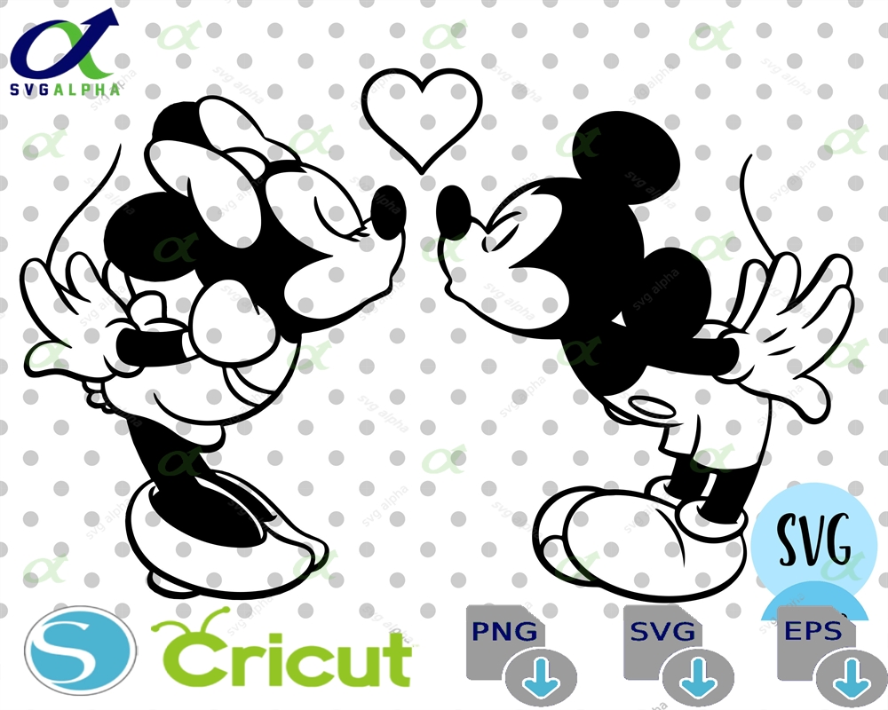 Love Svg Mouse Couple Svg Valentines Day Svg